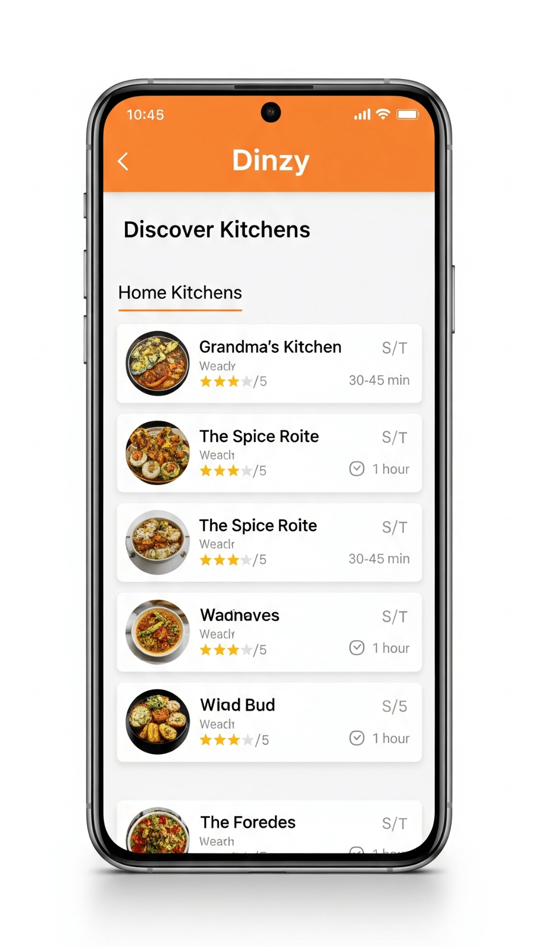 App Home Screen