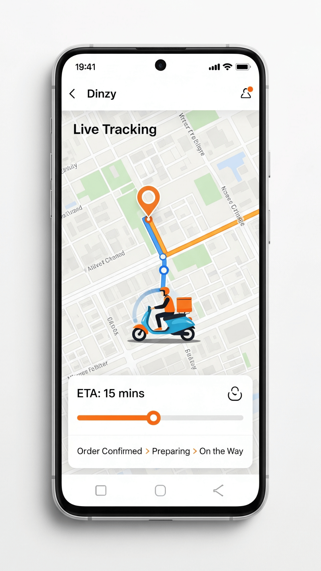 Live Tracking Screen